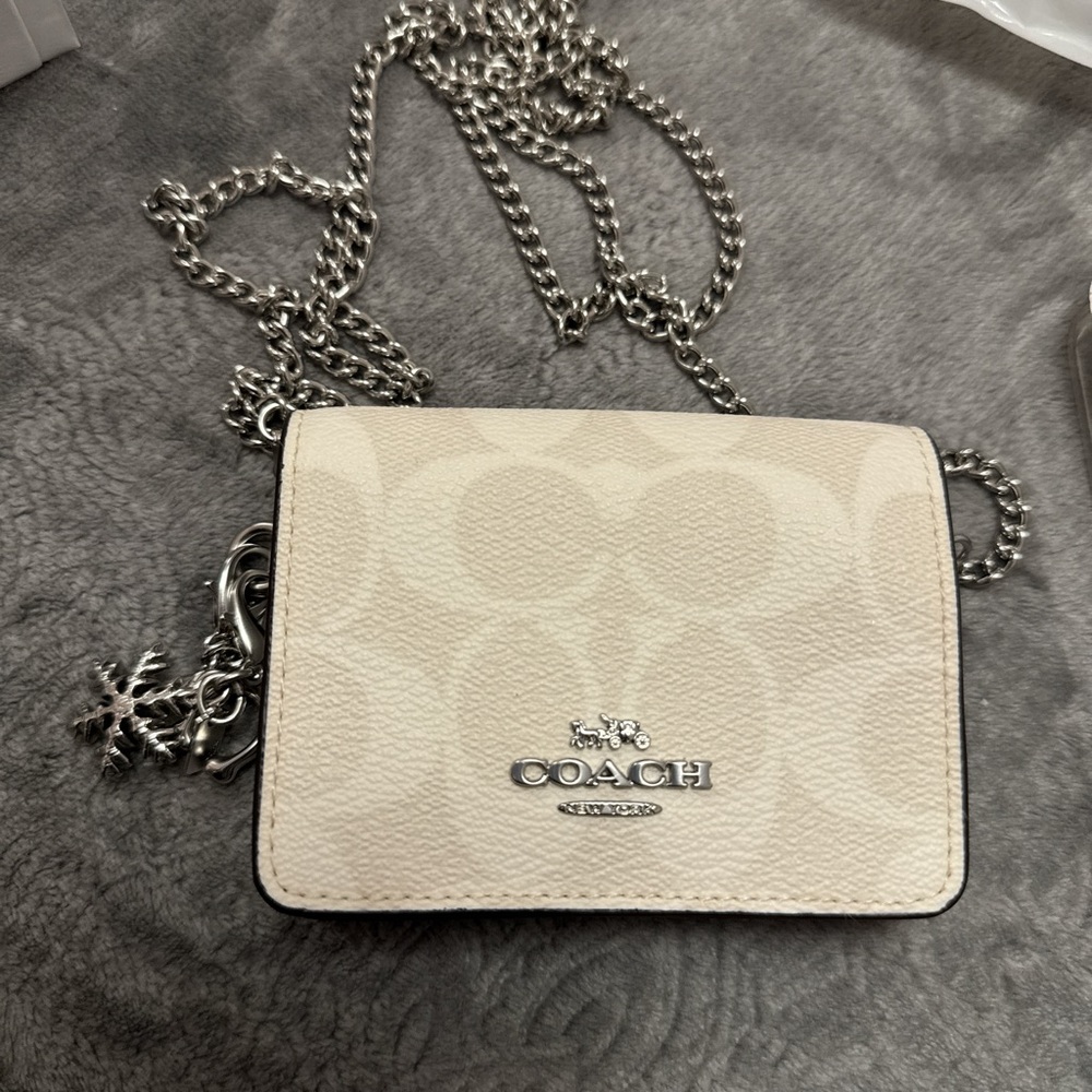 Coach chain wallet